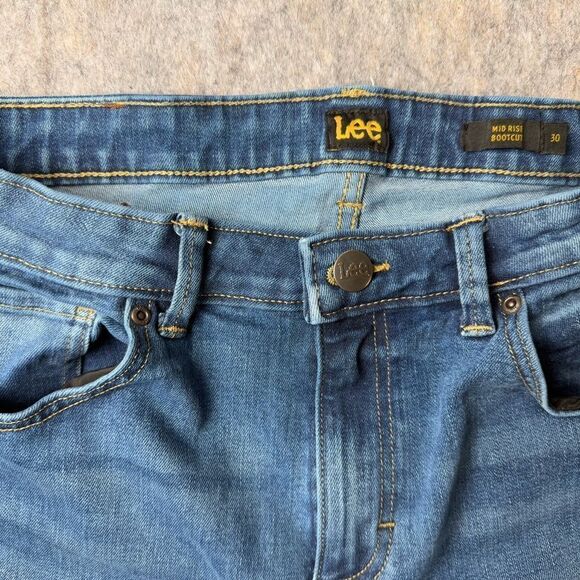 Riders by Lee Jeans Womens 8 M Blue Mid Rise Bootcut Stretch Denim 30 #139 - Picture 5 of 9